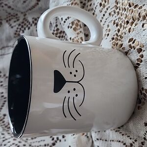 Extra Large Cute Animal Whisker Graphic Mug Kitschy